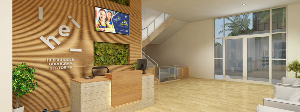 HEI Schools award-winning design principles, featuring Nordic light wooden textures that create a calming and welcoming learning environment for young children (1)