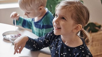 Children are happy when learning with Positive Pedagogy 