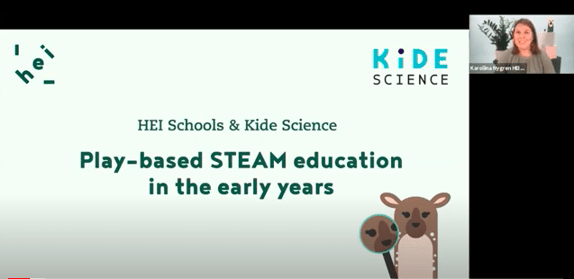 HEI Schools and Kide Science webinar