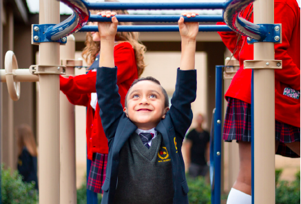boy on the playground