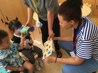 teacher and children Tai