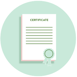 HEI certificate diploma icon 10