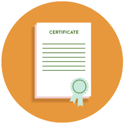 HEI certificate diploma icon 5