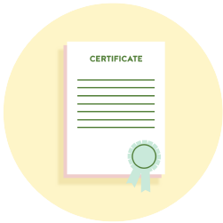 HEI certificate diploma icon 8