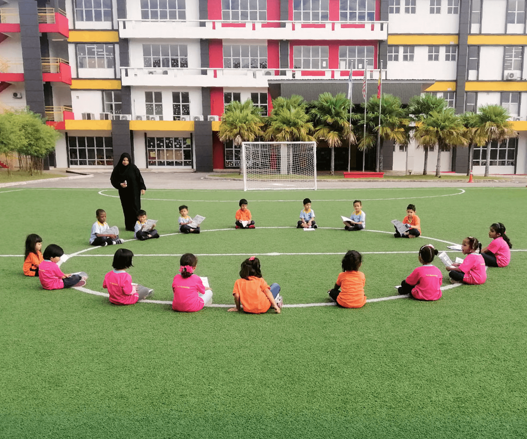 Spectrum International Schools_children outdoors