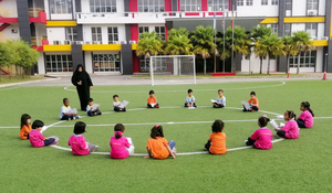 Spectrum International Schools - children outside